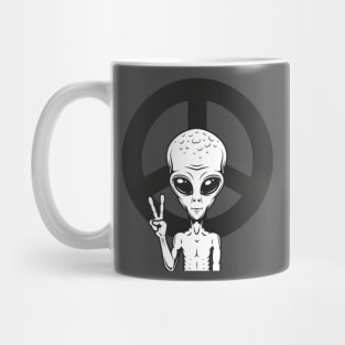 Peaceful Alien Mug